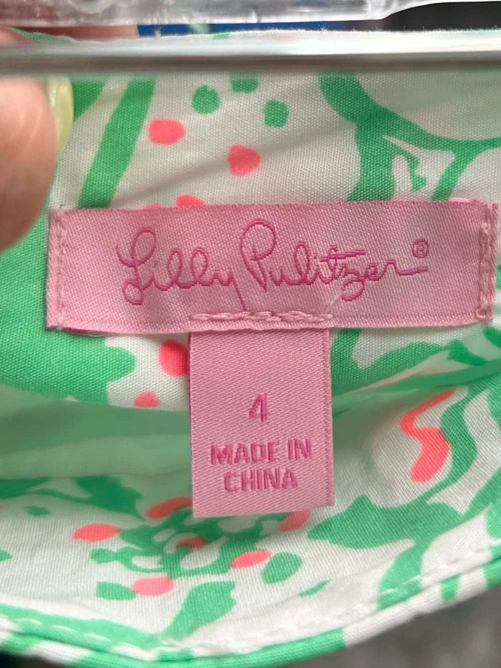 Lilly Pulitzer Corrie Skirt Glenda Green Beach Bash Print Size 4